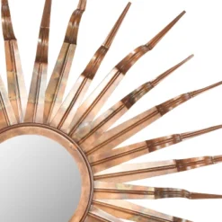 Safavieh Sunburst Artisan Wall Mirror - Copper, Bronze & Gold -Safavieh Furniture GUEST 9955855f 14af 4acf 9232 792d848b3874