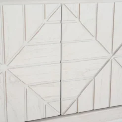 Safavieh Zella 4-Door White Console Table with Geometric Facade 19 Safavieh Zella 4-Door White Console Table with Geometric Facade -Safavieh Furniture GUEST 997fa108 5cf8 426a 83da c0163c861311