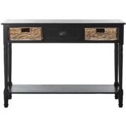 Safavieh Couture Christa Console Table with Rattan Drawers -Safavieh Furniture GUEST 9a0c824d 3c25 4bb4 b0bb eb439811a7b4