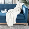 Safavieh Faux Chinchilla Throw Blanket - Luxury Snow White Plush 1 Safavieh Faux Chinchilla Throw Blanket - Luxury Snow White Plush -Safavieh Furniture GUEST 9ac8e897 6191 4ec6 8a41 d90f44cd72d9