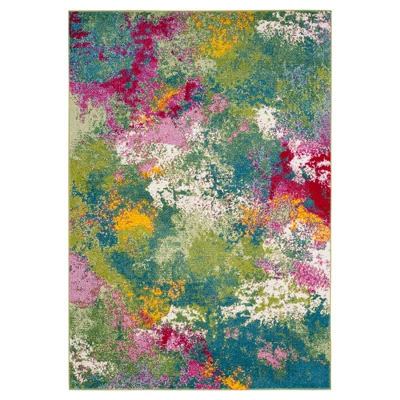 Safavieh Nathalee Collection: Vibrant Watercolor Power-Loomed Rug 6 Safavieh Nathalee Collection: Vibrant Watercolor Power-Loomed Rug - Image 4