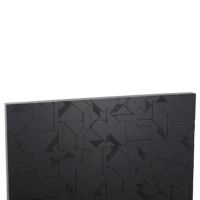 Safavieh Emery 31.5-Inch Modern Geometric Wall Decor in Black 5 Safavieh Emery 31.5-Inch Modern Geometric Wall Decor in Black - Image 3