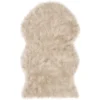 Safavieh Faux Sheepskin FSS346 Power Loomed Area Rug - 3' x 5' Beige & Brown 1 Safavieh Faux Sheepskin FSS346 Power Loomed Area Rug - 3' x 5' Beige & Brown -Safavieh Furniture GUEST a0284ca0 4218 46e9 ba50 abc09ea60434