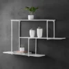 Safavieh Anthe Multi-Level Iron Wall Shelf in White -Safavieh Furniture GUEST a0a220c2 f46a 462d b359 6e3b05dbc433