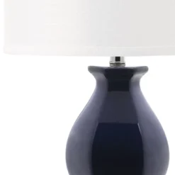 Safavieh Juniper 30-Inch Navy Ceramic Table Lamp -Safavieh Furniture GUEST a199870d 56eb 40d7 adf6 e35d15e32c87