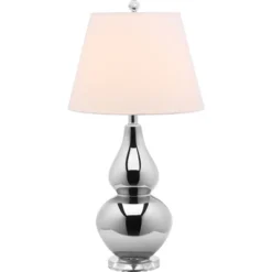 Safavieh Cybil 26-inch Silver Mercury Double Gourd Glass Table Lamp