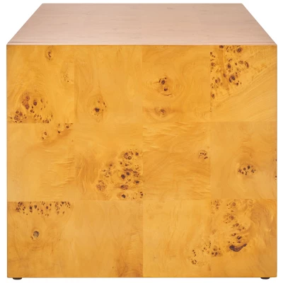 Safavieh Cella Burl Wood Coffee Table - Natural Rectangular Design 6 Safavieh Cella Burl Wood Coffee Table - Natural Rectangular Design - Image 4