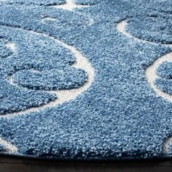 Safavieh Elaina Swirl Loomed Shag Runner Rug, Light Blue/Cream (2'3" x 11') 10 Safavieh Elaina Swirl Loomed Shag Runner Rug, Light Blue/Cream (2'3" x 11') -Safavieh Furniture GUEST a3326333 45ad 46a7 b16a cc96806123dc