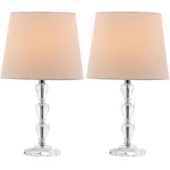 Safavieh Dylan Tiered Crystal Orb Table Lamp - Set of 2