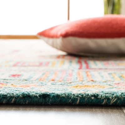 Safavieh Aspen APN270 Hand-Tufted Bohemian Wool Indoor Accent Rug 4 Safavieh Aspen APN270 Hand-Tufted Bohemian Wool Indoor Accent Rug - Image 2