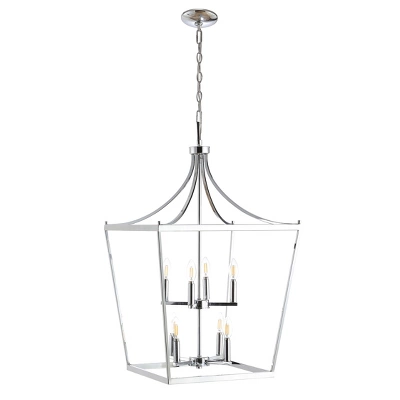 Safavieh Vallor 8-Light Two-Tiered Metal Pendant 7 Safavieh Vallor 8-Light Two-Tiered Metal Pendant - Image 5
