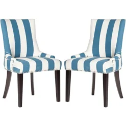 Safavieh Lester 19-Inch Upholstered Dining Chairs - Set of 2 25 Safavieh Lester 19-Inch Upholstered Dining Chairs - Set of 2 -Safavieh Furniture GUEST a58e1827 8b77 443d 8c26 14ad9d6939a1