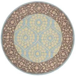 Safavieh Mellisa Leaf Hand-Hooked Wool Accent Rug -Safavieh Furniture GUEST a645e5d5 56f7 4a35 a588 d9514d4c487d