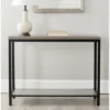 Safavieh Dennis Industrial Solid Elm Console Table -Safavieh Furniture GUEST a64998e4 6f59 4db4 9e70 579ca66c1182