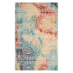 Safavieh Neva Floral Accent Rug - Lustrous Abstract Area Rug -Safavieh Furniture GUEST a7a7b068 3499 4181 8a05 570c9da17a79