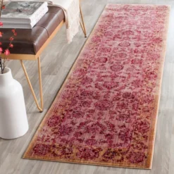 Safavieh Valencia VAL113 Overdyed Persian Area Rug with Lustrous Patina