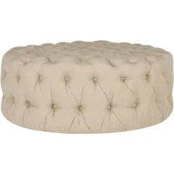 Safavieh Charlene Tufted Cocktail Ottoman -Safavieh Furniture GUEST aabd454c 9c94 4cb2 b3d6 a6eca66f1aa6