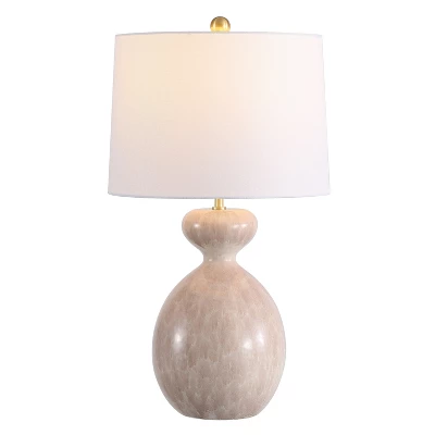 Safavieh Marialla 25-Inch Ivory Ceramic Table Lamp with Fabric Shade 3 Safavieh Marialla 25-Inch Ivory Ceramic Table Lamp with Fabric Shade