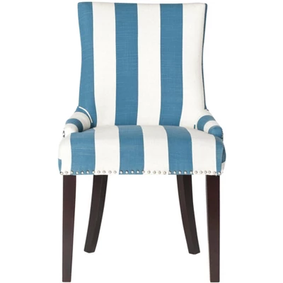 Safavieh Lester 19-Inch Upholstered Dining Chairs - Set of 2 9 Safavieh Lester 19-Inch Upholstered Dining Chairs - Set of 2 - Image 7