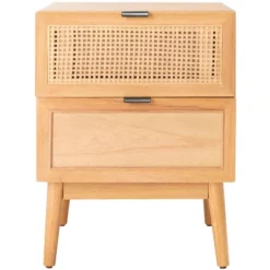 Baisley 2 Drawer Rattan Night Stnd - NST5003 - Safavieh -Safavieh Furniture GUEST ac2f85ab b366 4307 bfca 244d896cc8bd