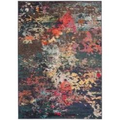 Safavieh Gabriella Rug in Brown and Teal - Durable Boho Area Rug -Safavieh Furniture GUEST ac800b62 fc19 48d2 87f4 af757e7f2971