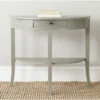 Safavieh Alex Demilune Console Table in Ash Grey Elm - AMH6638 -Safavieh Furniture GUEST ac935f88 ccb9 451b 81cd 79620647fd3f