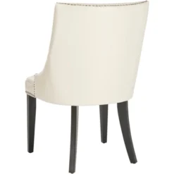 Safavieh Afton Designer Side Chairs with Silver Nail Head Trim - Set of 2 -Safavieh Furniture GUEST ad511582 7ca9 4cb7 b261 b0ff4f365cd3