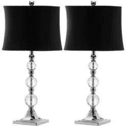 Safavieh Maeve Crystal Ball Lamp - Elegant Set of 2 -Safavieh Furniture GUEST ad5dff3f 738d 41db a0cb 26dcf52601c3