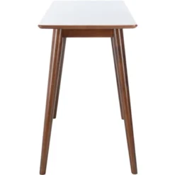 Safavieh Sasharose Makeup Table - Mid-Century Walnut Vanity -Safavieh Furniture GUEST aed5d11f d225 49d3 a8fe 8ae57557b0fa