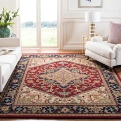 Safavieh Heritage HG625 Traditional Hand-Tufted Wool Area Rug