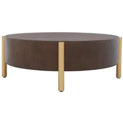 Safavieh Diangela Round Coffee Table -Safavieh Furniture GUEST af853b77 c13d 456c aedf 74353b068159
