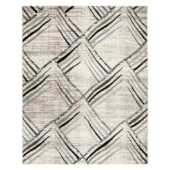Safavieh Virginia Collection Geometric Power Loomed Area Rug -Safavieh Furniture GUEST affccc9f d3d6 4f2f b2da c796a8c70d64