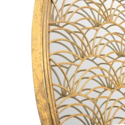 Safavieh Chanti Gold Foil Round Wall Mirror - 30 Inch -Safavieh Furniture GUEST affe0335 77fa 4701 a581 3fada5017868
