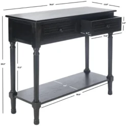 Safavieh Tate 2-Drawer Console Table with Sculpted Turned Legs 25 Safavieh Tate 2-Drawer Console Table with Sculpted Turned Legs -Safavieh Furniture GUEST b07df845 6f07 477e 9671 28e08c3065f7