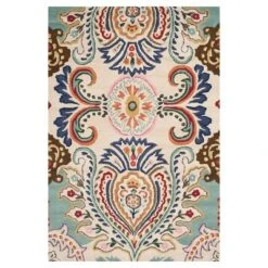 Safavieh Harvey Medallion Hand-Tufted Wool Area Rug -Safavieh Furniture GUEST b0a721f1 842d 494b a00c 3ae34e31c968