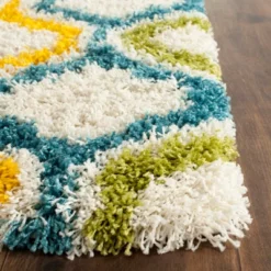 Safavieh Calvex Shag Area Rug - Soft Plush Kids Playroom Carpet