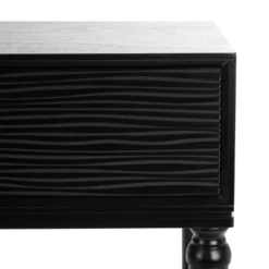 Safavieh Aliyah 2-Drawer Console Table - Sleek Black Finish -Safavieh Furniture GUEST b3c403fc bed3 44ee a11c c679b14abb58