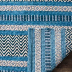Safavieh Careen Woven Rug: Coastal Hand-Woven Cotton Flat Weave -Safavieh Furniture GUEST b4b74ce4 781e 4886 be8a 654345fde6b0