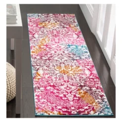 Safavieh Cherina Loomed Area Rug - Vibrant Mid-Century Modern Design
