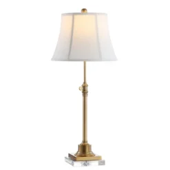 Safavieh Callen 27-Inch Elegant Table Lamps (Set of 2) - Bronze & White -Safavieh Furniture GUEST b59bcf3b 4fd6 49e5 ab8b dcb5439868e0