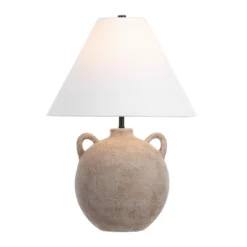 Safavieh Soline 24-Inch Antique Brown Ceramic Table Lamp -Safavieh Furniture GUEST b5efecb9 ba87 443d b96a 4dd0873188d0