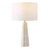 Safavieh Couture Naveen Travertine & Iron Table Lamp in White -Safavieh Furniture GUEST b6546589 9606 4761 a7fb ecbcf5f1e446
