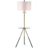 Safavieh Morrison Gold and Black Iron Floor Lamp with Integrated Side Table -Safavieh Furniture GUEST b6be4fc6 fd63 4042 9adb db64acf855c8