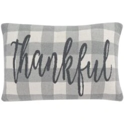Safavieh Be Thankful Knit Cotton Throw Pillow - 16"x24"