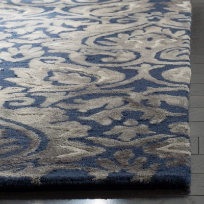 Angelica Damask Tufted Accent Rug - Safavieh 3 Angelica Damask Tufted Accent Rug - Safavieh