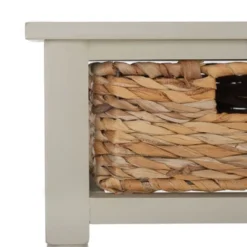 Christa Console Table With Storage - Vintage Grey - Safavieh -Safavieh Furniture GUEST b7bb8e38 841a 445d 93aa 6515f9d1efa9