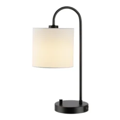 Safavieh Lybrin 19.25" Modern Table Lamp with USB Charging Port - Black 6 Safavieh Lybrin 19.25" Modern Table Lamp with USB Charging Port - Black -Safavieh Furniture GUEST b7ea432b 909b 4d73 8458 ada103efeb59