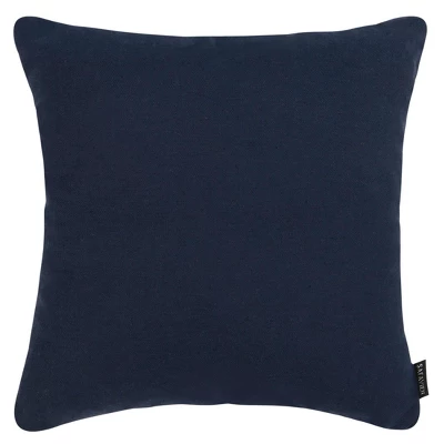 Safavieh Blossom Navy and Periwinkle 16" x 16" Decorative Throw Pillow 4 Safavieh Blossom Navy and Periwinkle 16" x 16" Decorative Throw Pillow - Image 2