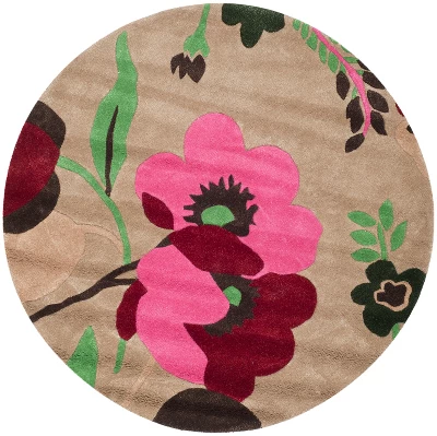 Safavieh Sina Floral Hand-Tufted Wool Area Rug 7 Safavieh Sina Floral Hand-Tufted Wool Area Rug - Image 5