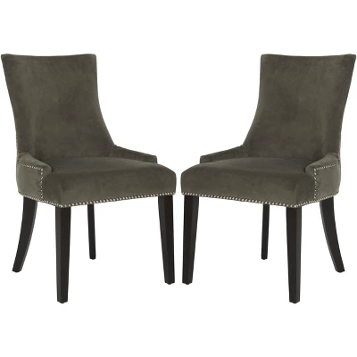 Safavieh Lester 19-Inch Upholstered Dining Chairs - Set of 2 19 Safavieh Lester 19-Inch Upholstered Dining Chairs - Set of 2 - Image 17